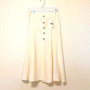 NWT FREE PEOPLE Summer Lightweight Linen & Rayon Skirt (Size 4)